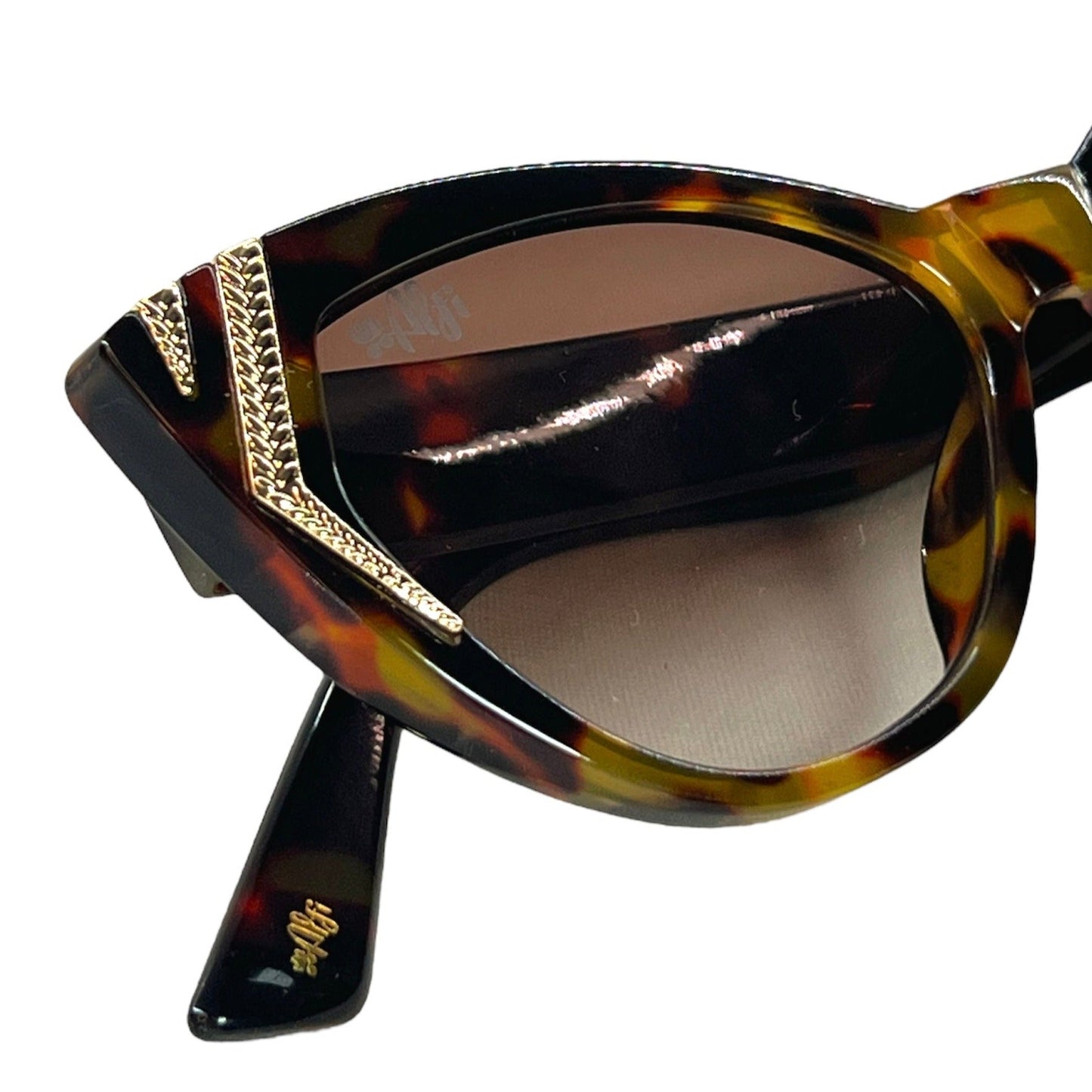 Emma Cat-eye Sunglasses Turtle