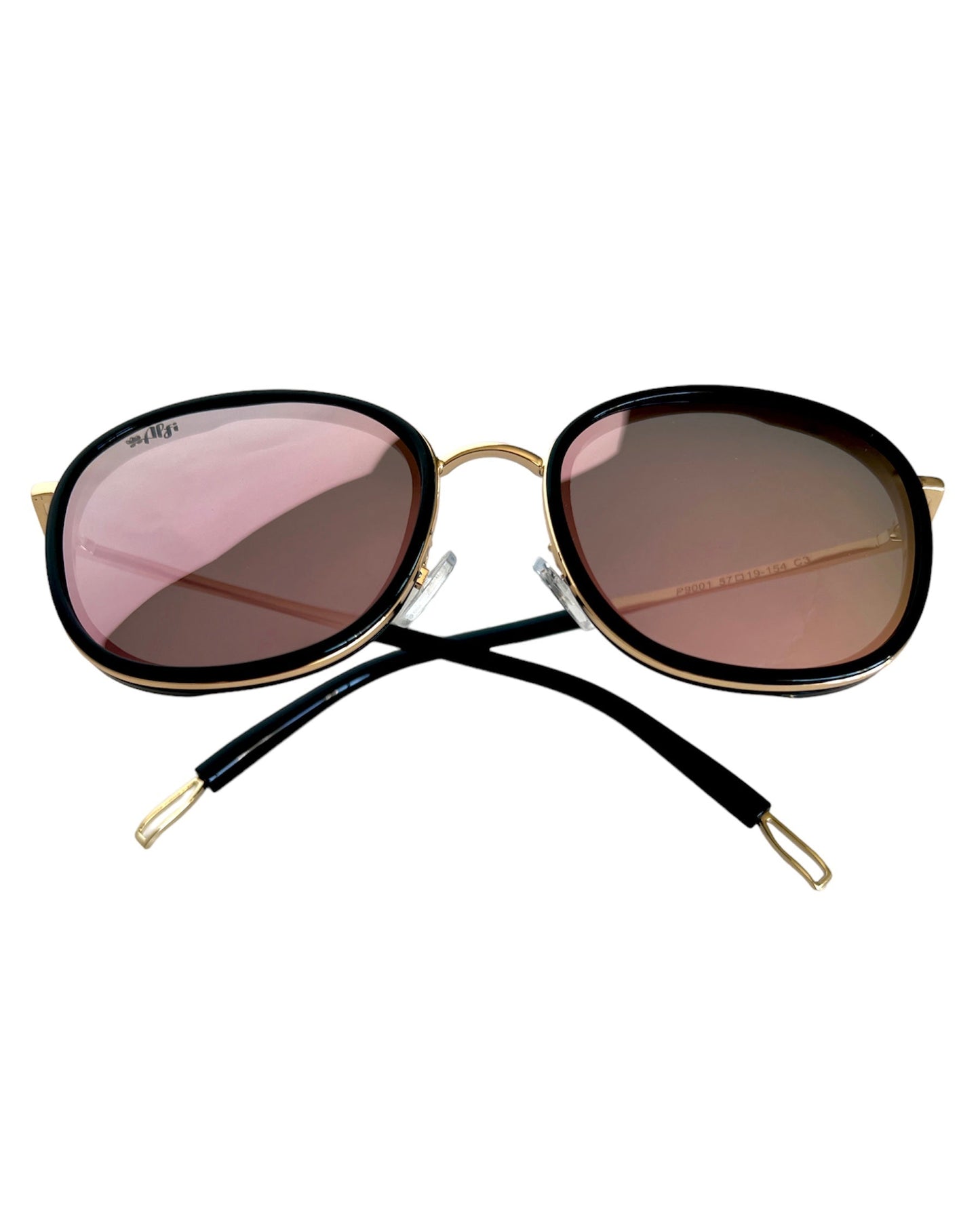 Eva Round Sunglasses Black