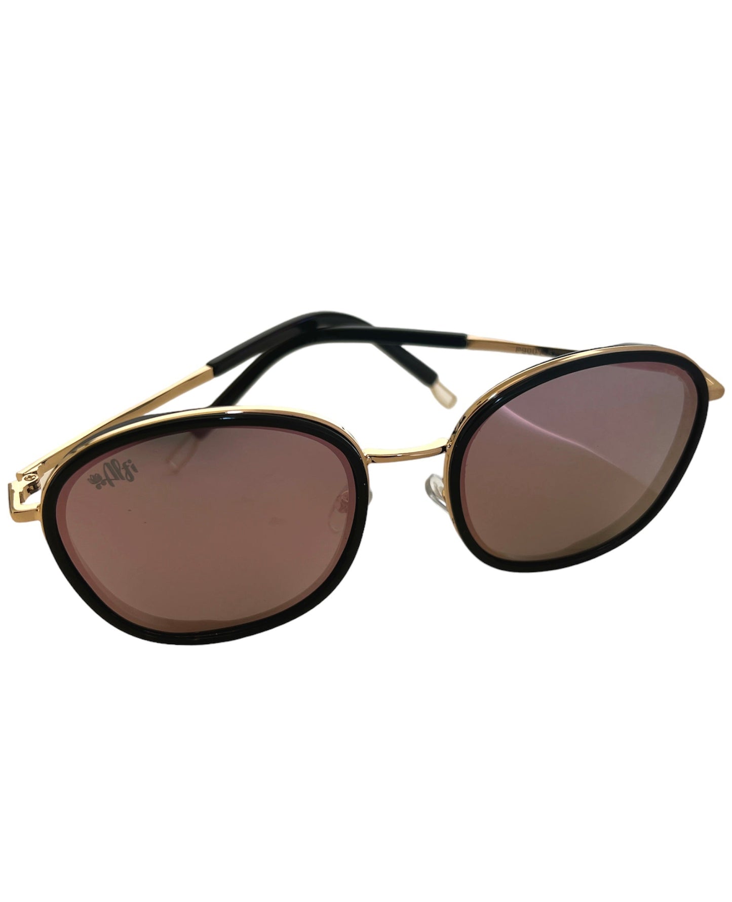 Eva Round Sunglasses Black