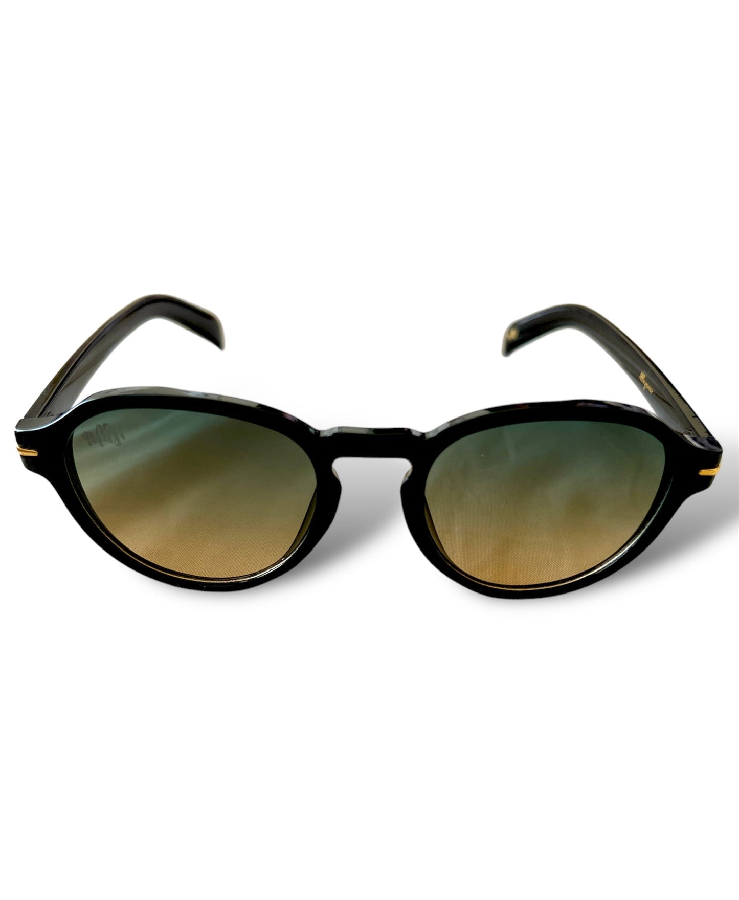 Mark round sunglasses black