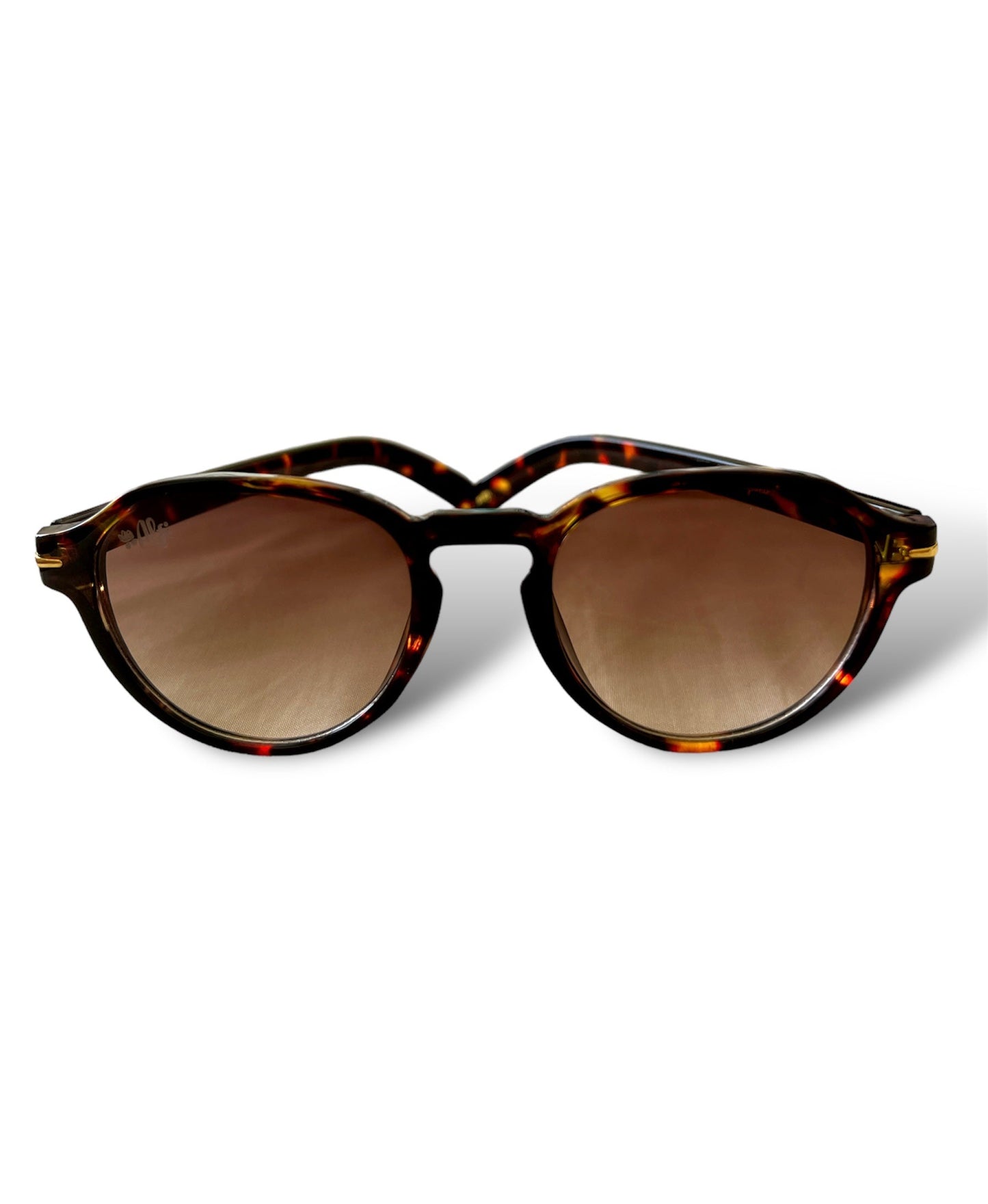 Mark round sunglasses black