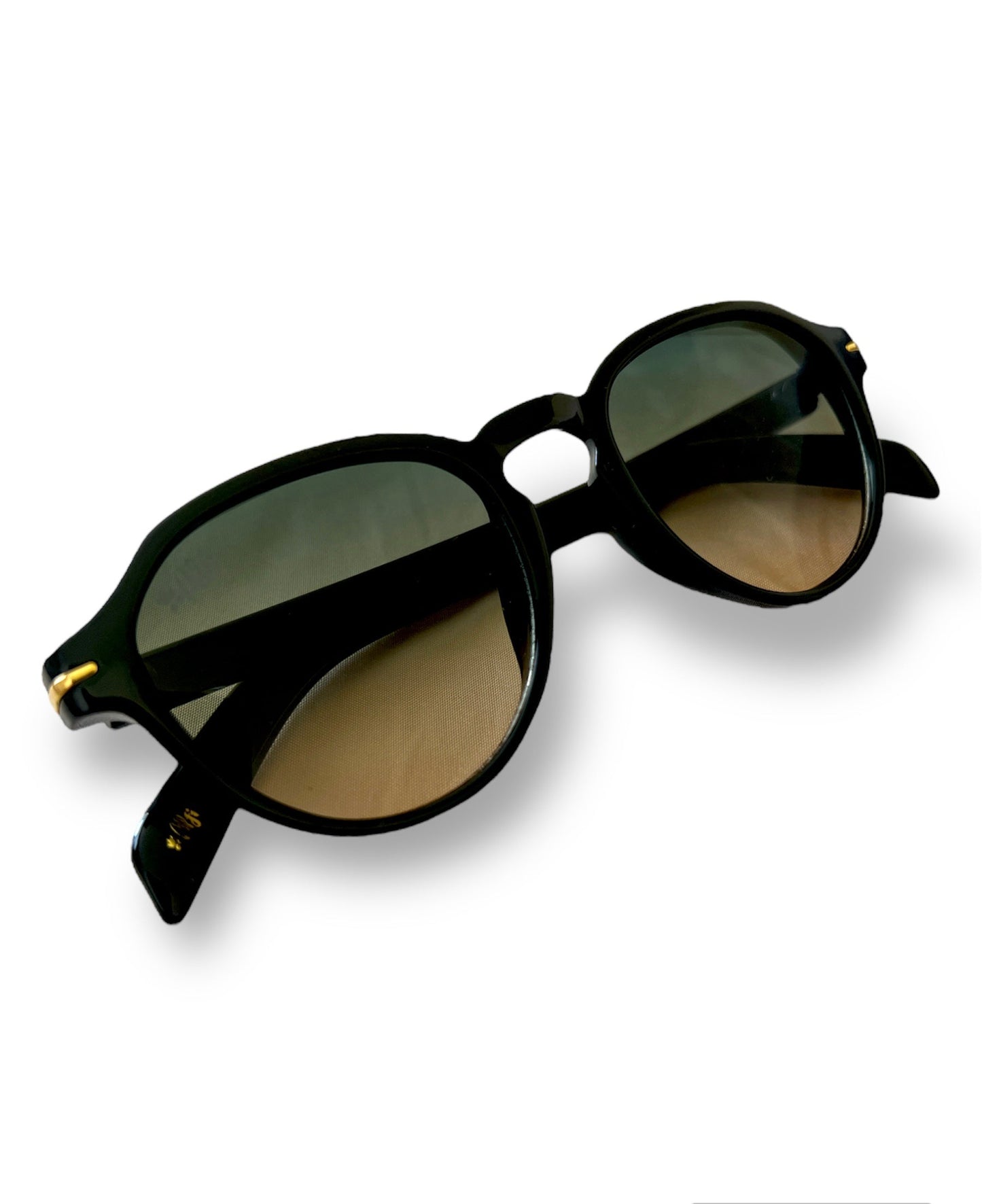 Mark round sunglasses black